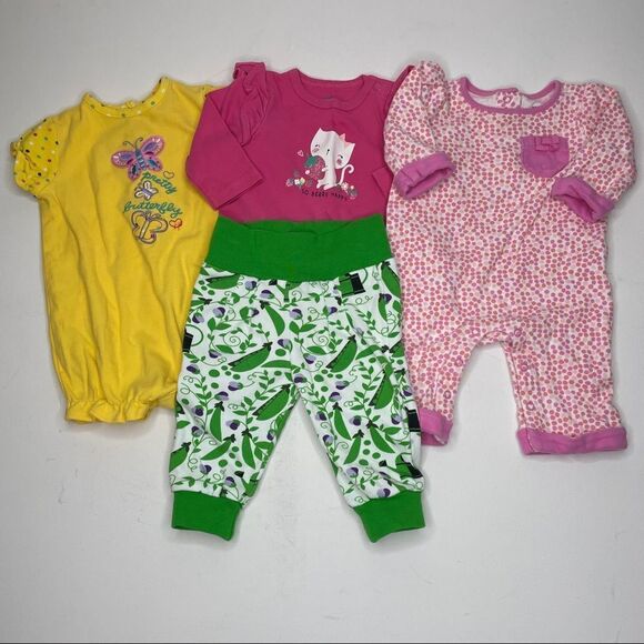 Girls One Piece and Bottom Set 0-3M - Picture 2 of 15